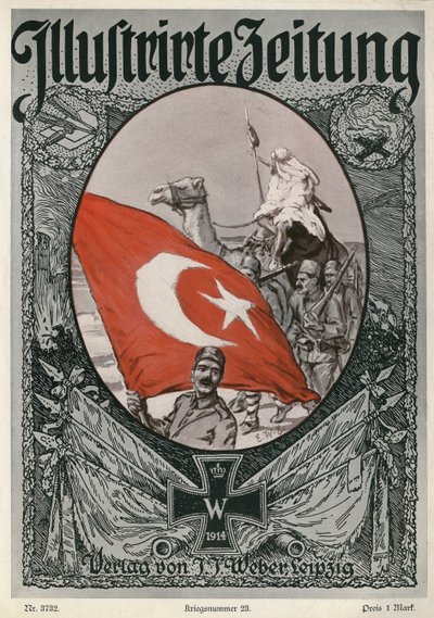 Illustrirte Zeitung: ön kapak, 7 Ocak 1915 by Unbekannter Künstler