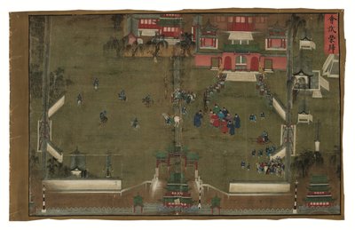 General Qi Mian, Ming hanedanı ile ilgili İmparatorluk Fermanları (ipek üzerine mürekkep ve renk) by Unbekannter Künstler