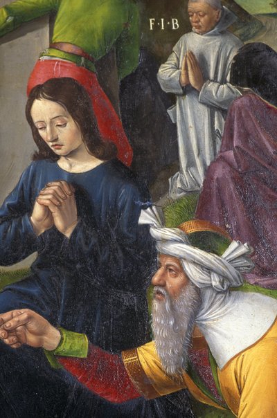 Indre & Loire N* 176 - Chateau de Loches - Çarmıha gerilmenin mihrabından detay - Jean Fouquet Okulu - 1485 - by Unbekannt
