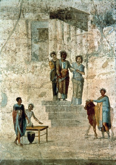 Jason ve Pelias, Jason Evi'nden veya Ölümcül Aşklar, Pompeii'den by Unbekannter Künstler