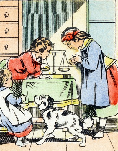 Oyun: Küçük tüccar - Alfabe - Çocuk eğlencesi - Epinal görüntüler, popüler dizi, yaklaşık 1890 by Unbekannt