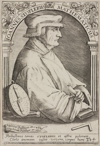 Johannes Stoeffler, Alman astrolog by Unbekannter Künstler