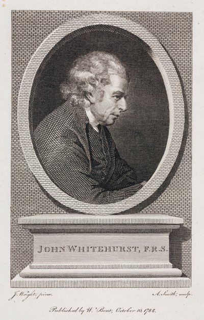 John Whitehurst, İngiliz saatbilimci, c 1783 by Unbekannt