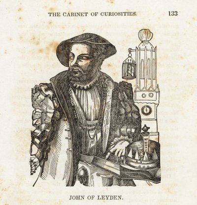 Leiden John, Hollandalı Anabaptist lider by Unbekannter Künstler