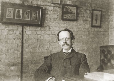 Joseph John Thomson, İngiliz fizikçi, c 1900 by Unbekannter Künstler