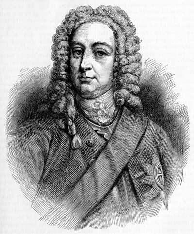 Kral II. George - portre by Unbekannter Künstler