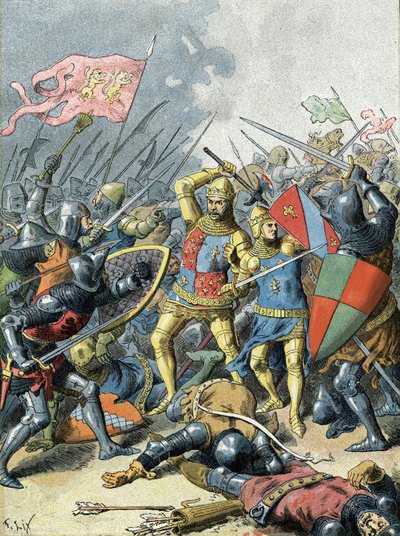 Poitiers Savaşı'nda Kral II. John İyi (1356) by Unbekannter Künstler