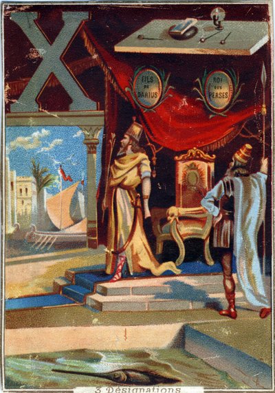X Harfi: Xerxes I ; ksilografi; xiphia