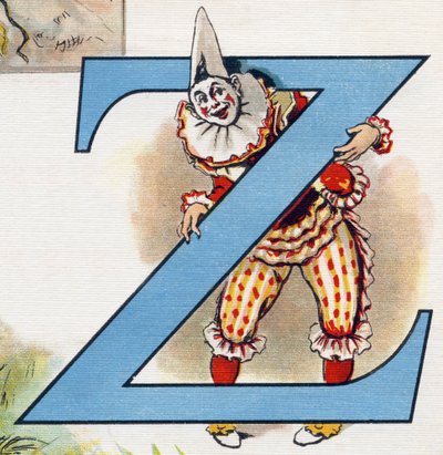 Z harfi: Palyaço Zizi. "ABC L
