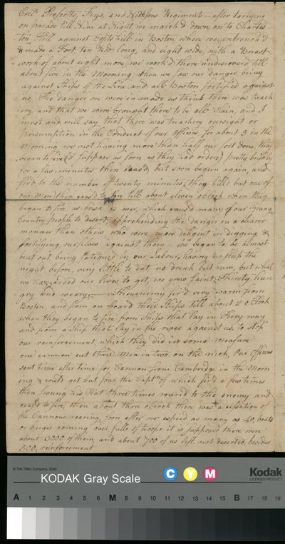 Peter Brown'dan Sarah Brown'a mektup, 25 Haziran 1775 (kağıt) by Unbekannter Künstler