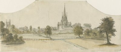 Lichfield Katedrali - Doğu Görünümü by Unbekannt