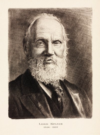 Lord Kelvin, İskoç mühendis, matematikçi ve fizikçi, c 1900 by Unbekannt