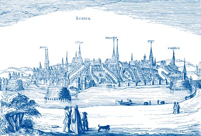 Lübeck ve limanı by Unbekannter Künstler