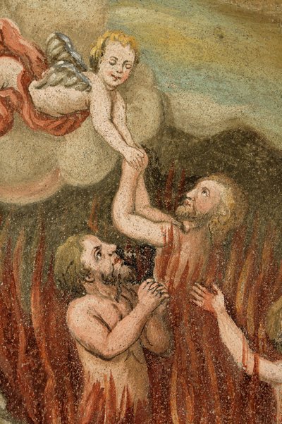 Luesen Luson Val di Luson'da Luesener Tal altında Plose altında Brixen Güney Tirol Alto Adige İtalya kilisesi Saint George Araf'ın kurtuluşu by Unbekannt