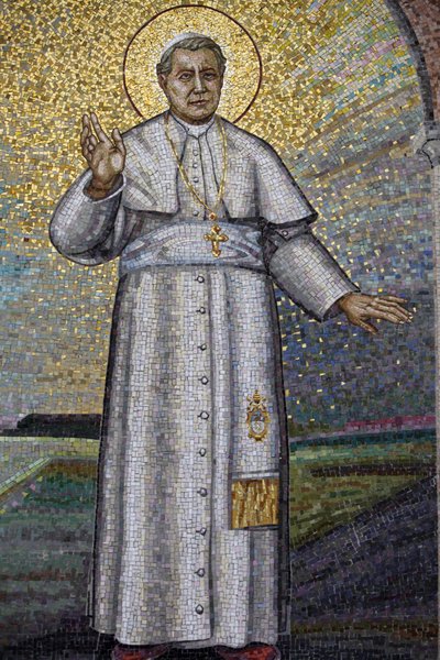 Madonna della Scala Benedictine manastırı, Noci, Papa Pius X, Noci, İtalya