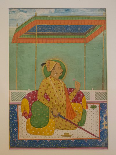 Maharaja Ajit Singh, Resim, Mehrangarh Kalesi, Jodhpur, Rajasthan, Hindistan, Asya (fotoğraf) by Unbekannter Künstler