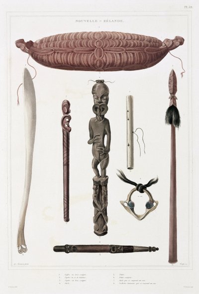 Maori eserleri, Yeni Zelanda by Unbekannt