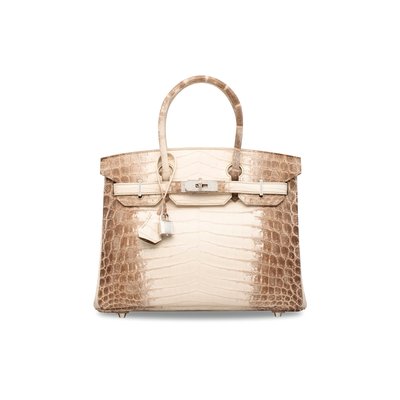 Mat Beyaz Himalaya Niloticus Timsah Pırlanta Birkin 30, Hermès, 2014 (timsah derisi, beyaz altın ve elmaslar) by Unbekannt