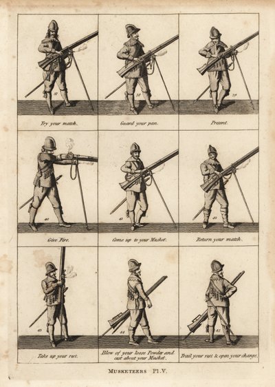 Silahşörlerin askeri tatbikatları by Unbekannt