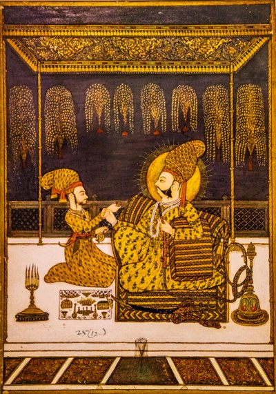Minyatür tablo, Meherangarh Kalesi, Jodpur, Jodpur, Rajasthan, Hindistan, Asya (fotoğraf) by Unbekannter Künstler
