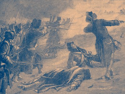 Montgomery'nin Aşağı Şehir, Quebec'e saldırısı by Unbekannter Künstler