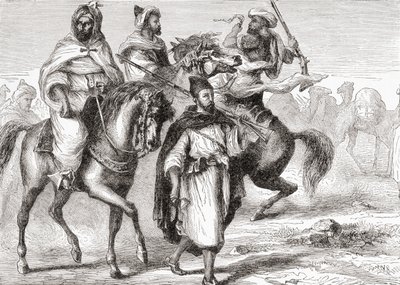 19. yüzyılda Moors, Keith Johnston tarafından 