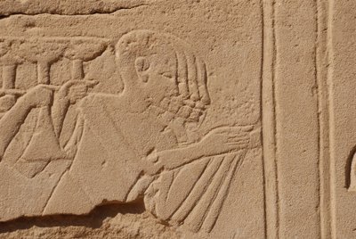 Çoklu Kafalar, karnak, Luksor, Mısır (fotoğraf) by Unbekannt