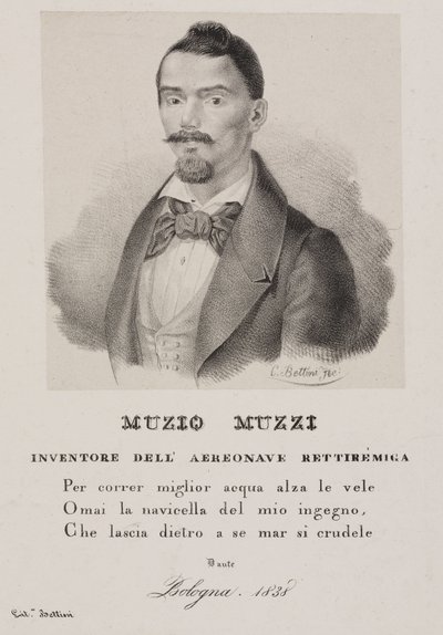 Muzio Muzzi, İtalyan baloncu by Unbekannt