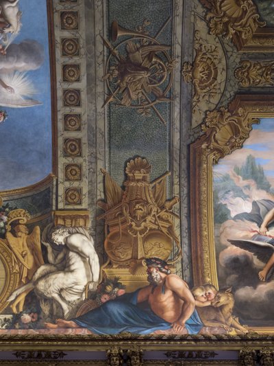 Mitolojik figürler. Francois Perrier (1594-1649) tarafından boyanmış dekor by Unbekannt