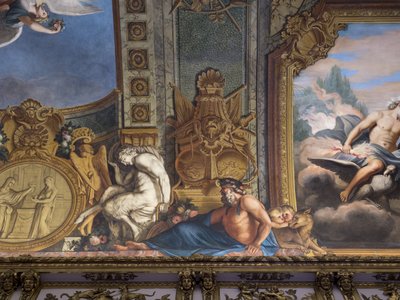 Mitolojik figürler. Francois Perrier (1594-1649) tarafından boyanmış dekor by Unbekannt