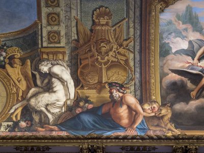 Mitolojik figürler. Francois Perrier (1594-1649) tarafından boyanmış dekor by Unbekannt