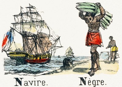 N - Navire Negre - Çocuk Eğlence Alfabesi c.1890 (litografi) by Unbekannt