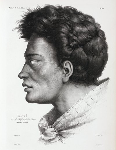 Natai, Maori şefi Bream Bay, Yeni Zelanda by Unbekannt