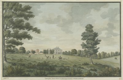 Needwood - Brickley Lodge: sulu boya, nd [1786] by Unbekannt