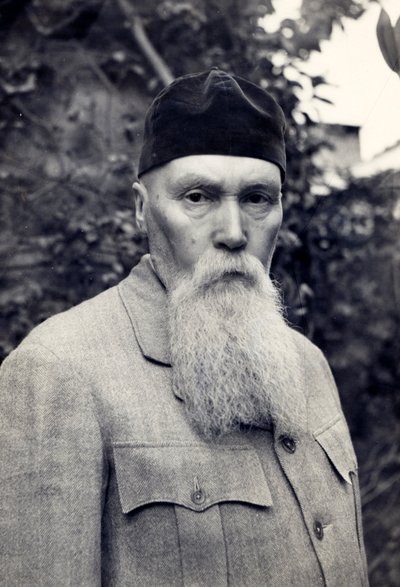 Nicolas Roerich, Naggar, Hindistan, s.1936-42 (s/b fotoğraf) by Unbekannt
