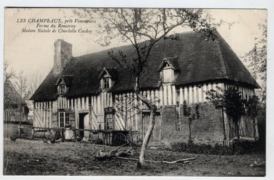 Normandy, Orne (61), Les Champeaux: Charlotte Corday