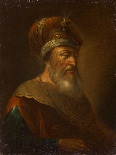 Orientale mit Turban by Unbekannter Künstler