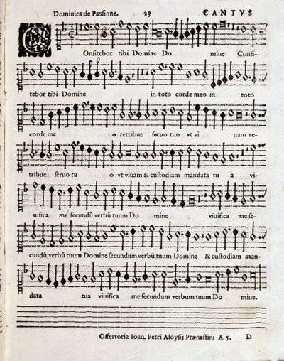 Penderecki'nin Süleyman'ın Şarkısı'nın nota sayfası (c.1970-1973) by Unbekannter Künstler