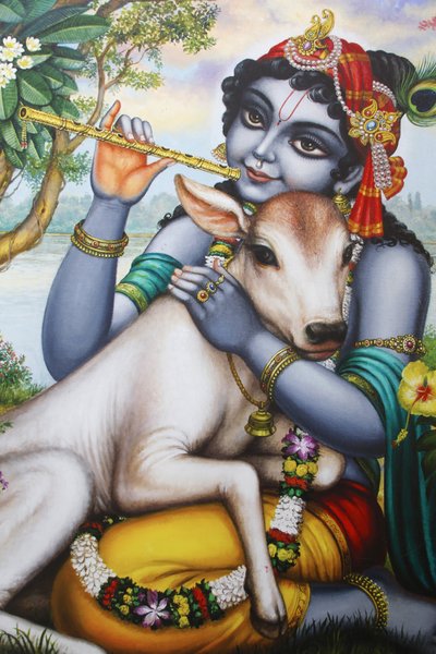 Hindu tanrısı Krishna