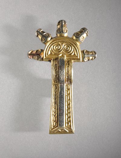 Fibula çifti, Alemannic, 500