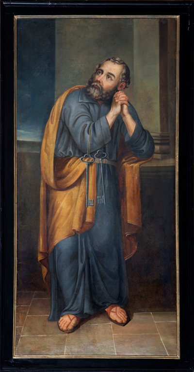 Bölge kilisesi (Aziz Peter Bölge Kilisesi). tablo. Aziz Peter. by Unbekannter Künstler