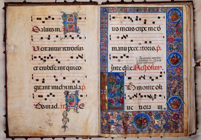 Piccolomini Kütüphanesi: koro kitabı, morina. 8-H, ff. Bernardino Cignoni