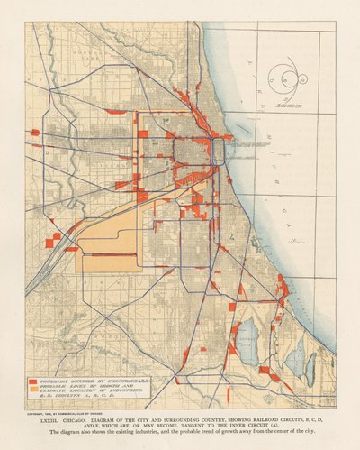 Chicago Planından LXXIII Plakası by Unbekannt