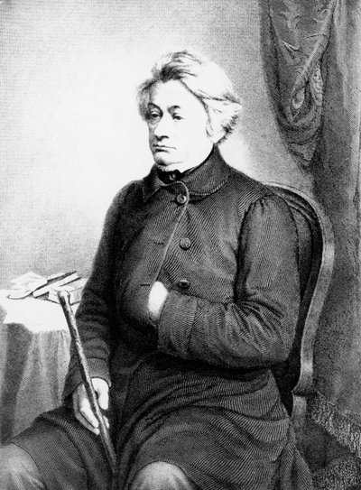 Adam Bernard Mickiewicz'in (1798-1855), Polonyalı şair, oyun yazarı, denemeci ve politik eylemci portresi, Vezenberg & Co tarafından fotoğraftan sonra gravür by William M. Timlin