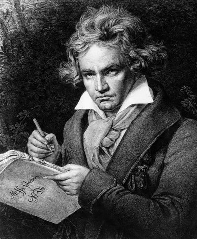 Alman müzisyen Ludwig van Beethoven