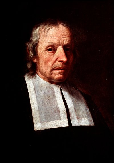 Marcello Malpighi'nin portresi, İtalyan doktor ve biyolog (resim) by Unbekannter Künstler