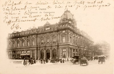 Kartpostal / Ticaret Mahkemesi / Paris / Seine / Ile de France / Fransa by William M. Timlin