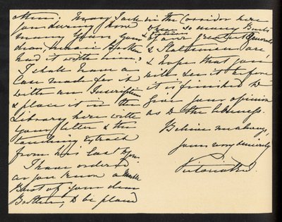 Kraliçe Victoria - Bayan Mary Augusta Gordon