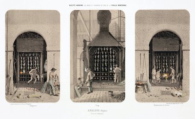 Hammadde İşleme, Metalurji İndirgeme fırınları, çinko işleri, Angleur, Belçika by Unbekannt