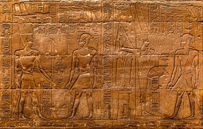 Kabartma, Luksor Tapınağı, Thebes, Mısır, Afrika (fotoğraf) by Unbekannter Künstler